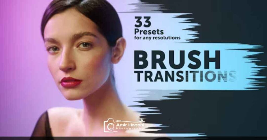 دانلود پریست پریمیر ترنزیشن براش Brush Transitions