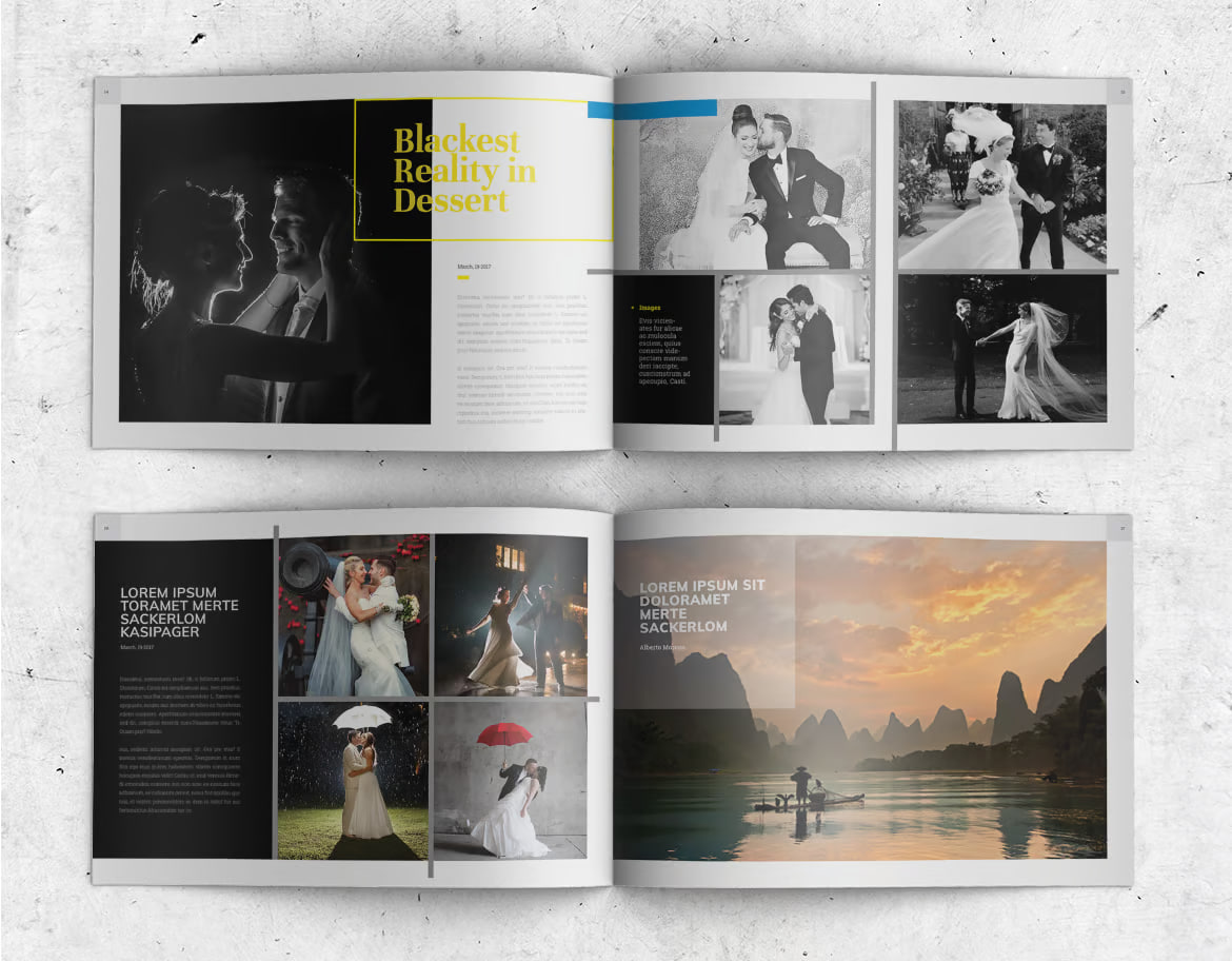 دانلود قالب آلبوم عروسی Wedding Album Template