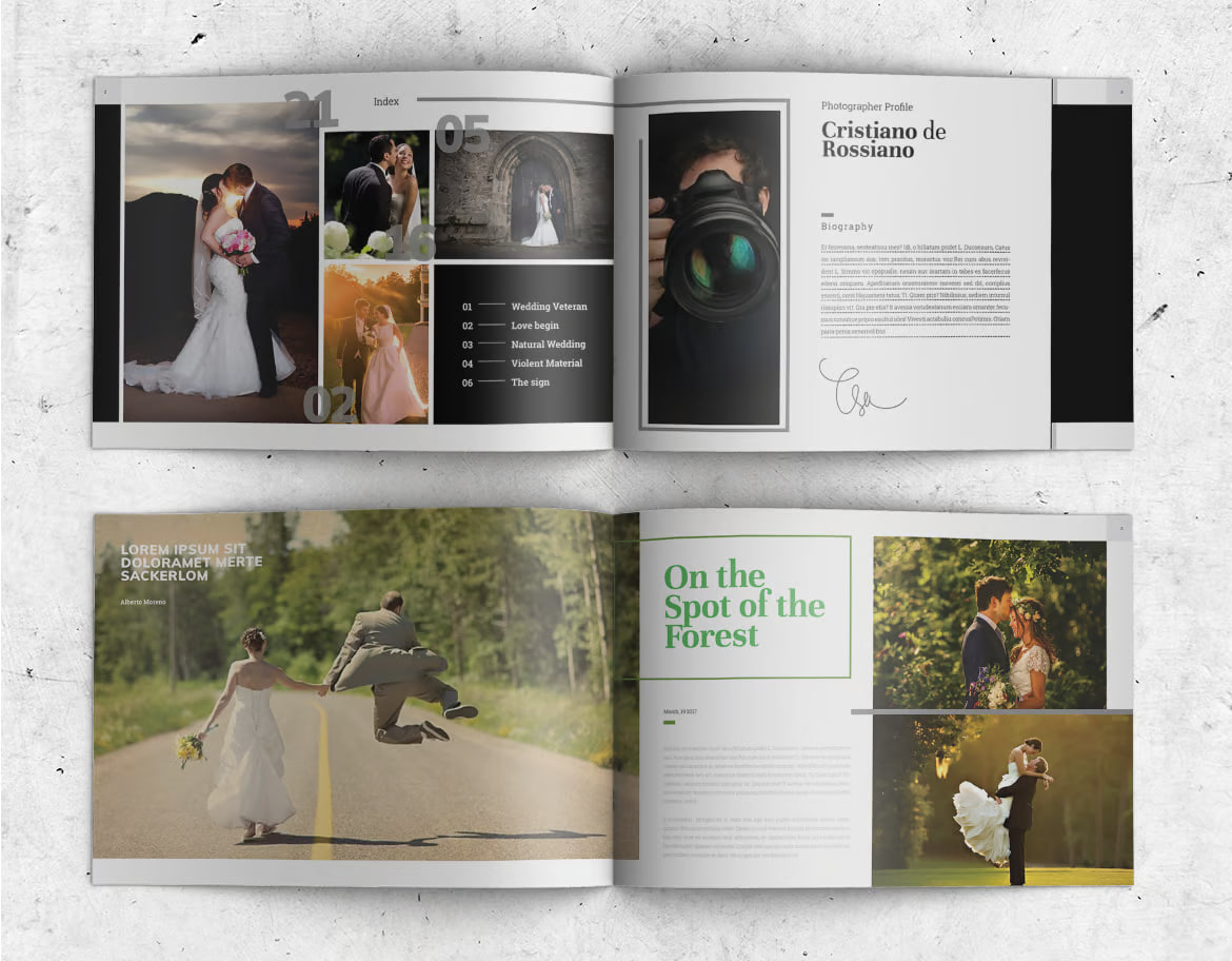 دانلود قالب آلبوم عروسی Wedding Album Template