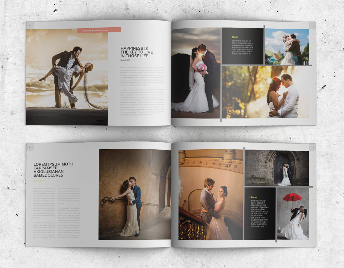 دانلود قالب آلبوم عروسی Wedding Album Template