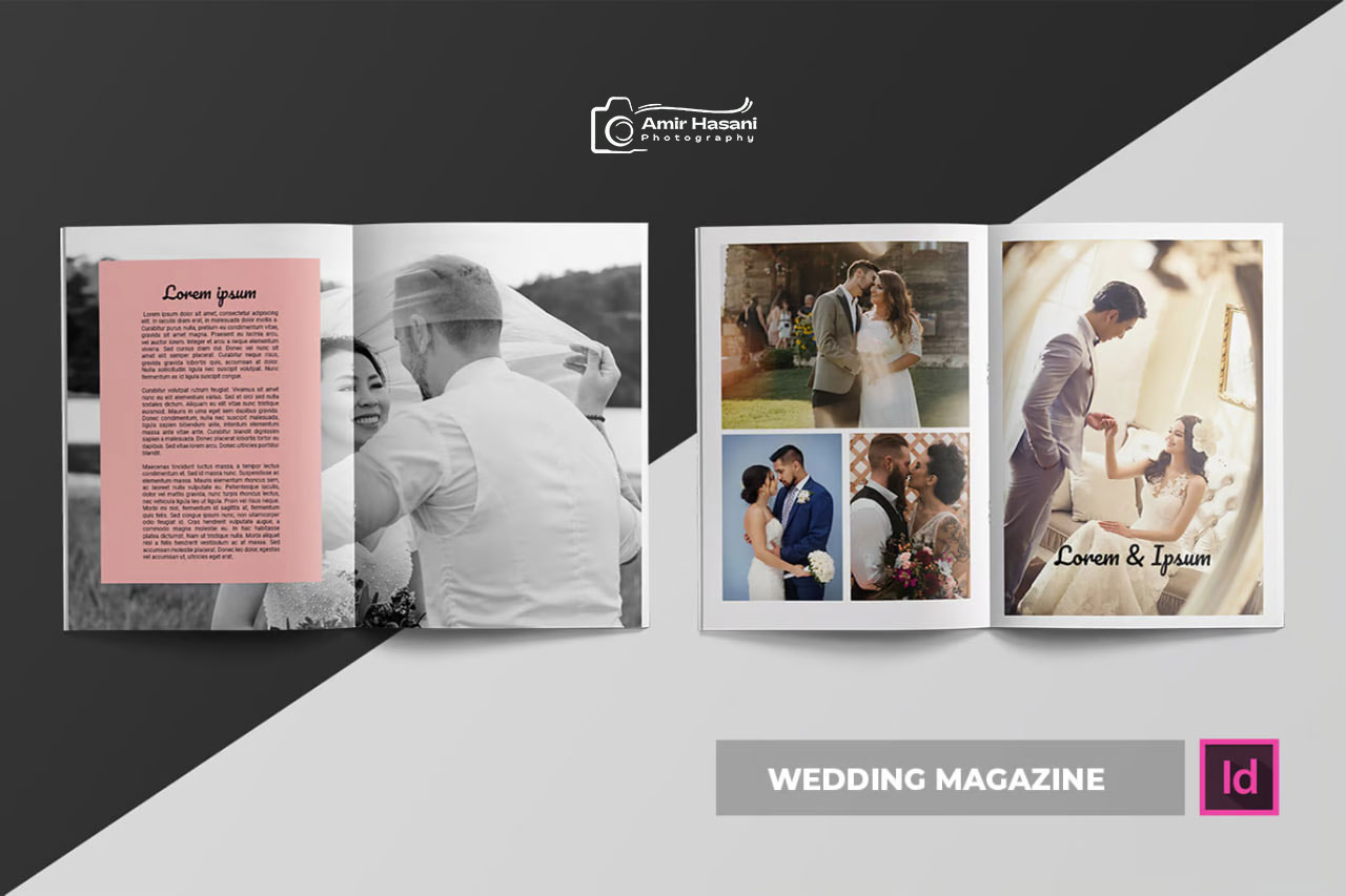 دانلود قالب مجله عروسی، Wedding Magazine حرفه‌ای