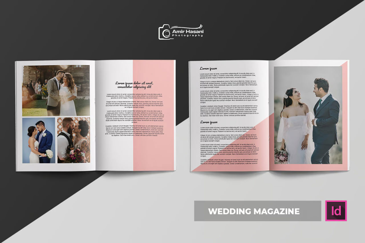 دانلود قالب مجله عروسی، Wedding Magazine حرفه‌ای