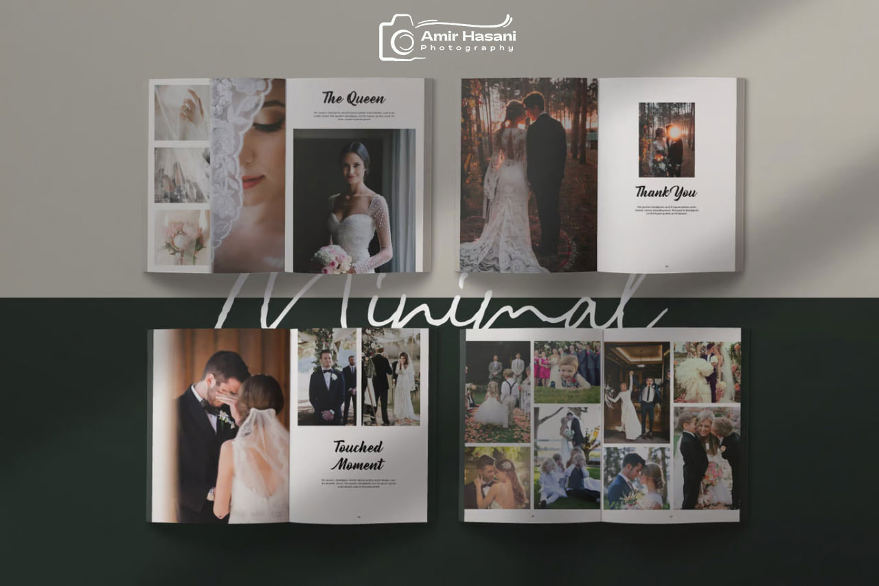دانلود قالب فوتوبوک عروسی، Photobook Template