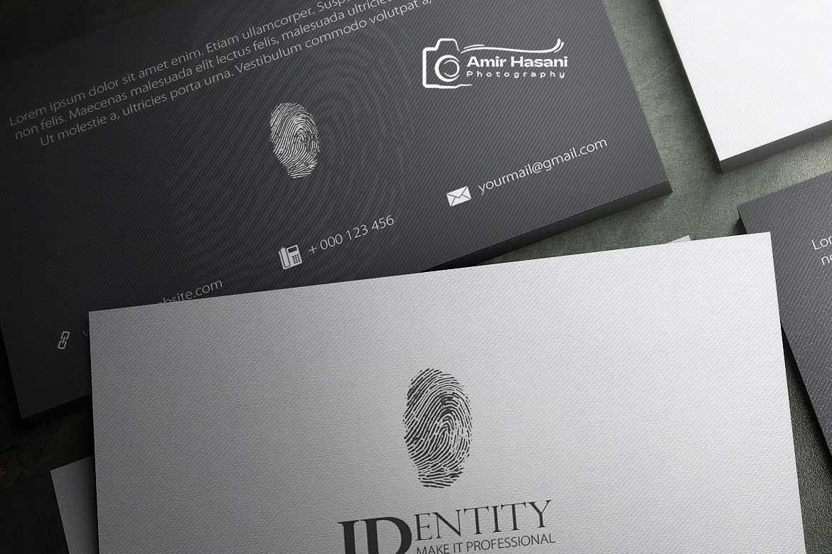 دانلود قالب کارت ویزیت Identity، لایه‌باز PSD​